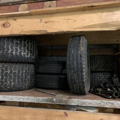 Lot 258 | Lot of Small Farm Equipment Tires
