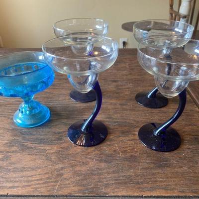 Lot 110 | Libbey Cobalt Swerve Ware & More
