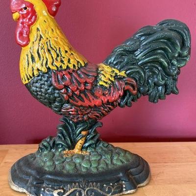 Lot 113 | Vintage Cast Iron Rooster
