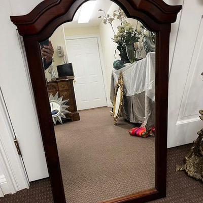 Mahogany mirror