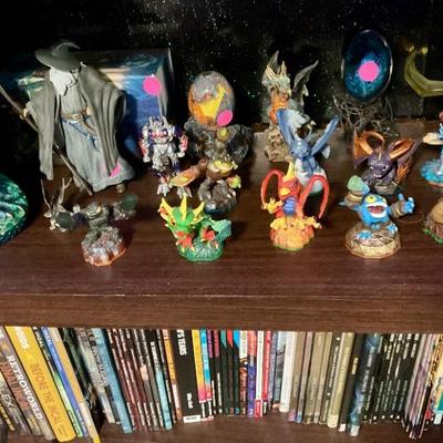 Books action figures