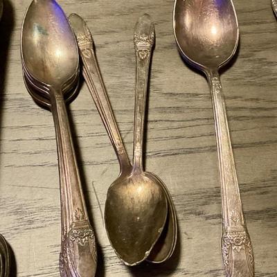 Plated silverware