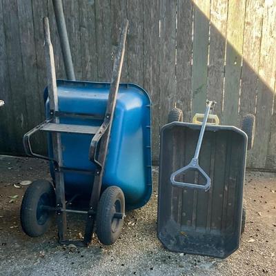 Wheel barrow, wagon