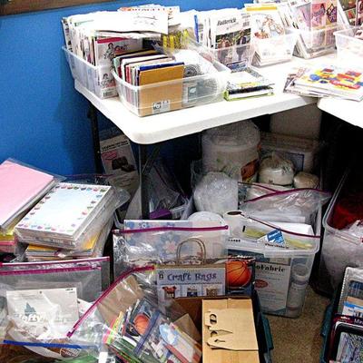 Scrapbooking and Sewing Supplies