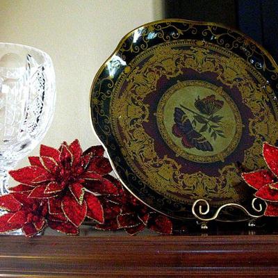 Pair of Ornate Burton Monarch Plates