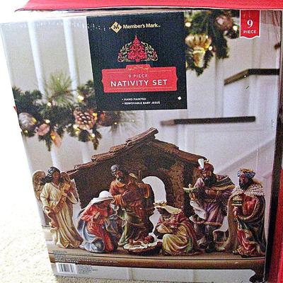 New in Box Nativity Set 