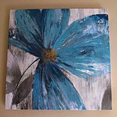 Abstract Flower Wall Art