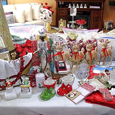 Vintage and New Holiday Christmas Decorations