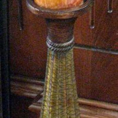 Extra Tall Candleholders with Pillar Candles