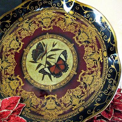 Pair of Ornate Burton Monarch Plates