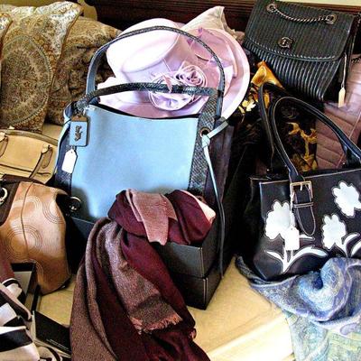Coach Handbags some with Boxes