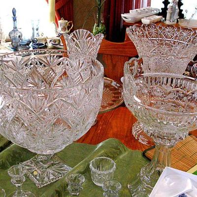 Gorgeous Crystal Center Pieces