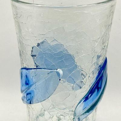 Vintage Crackle Glass
