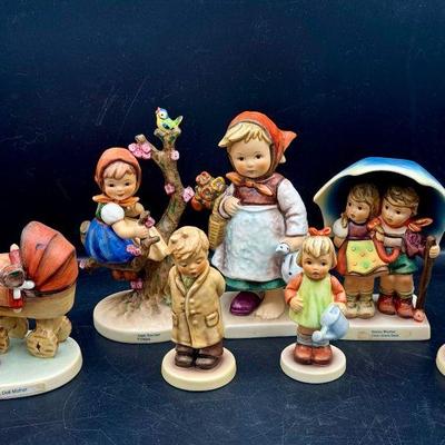 (7) Vintage Goebel Hummel Figurines-Some Signed

