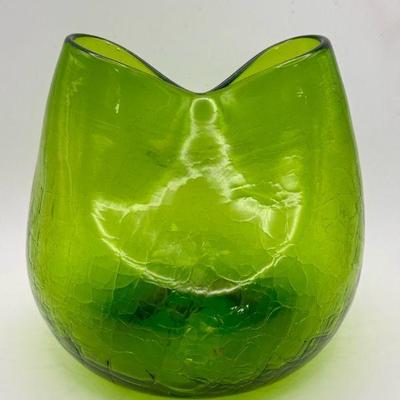 Vintage Crackle Glass