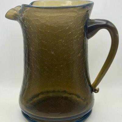 Vintage Crackle Glass