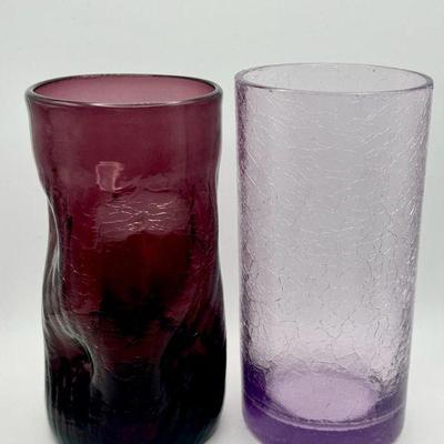 Vintage Crackle Glass