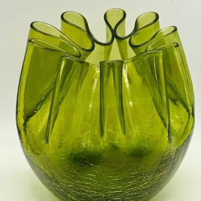 Vintage Crackle Glass