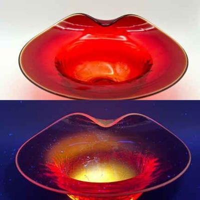 Vintage Crackle Glass