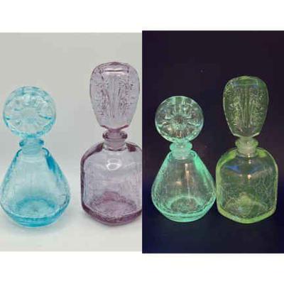 Vintage Crackle Glass