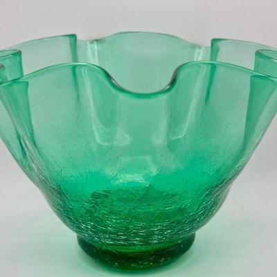 Vintage Crackle Glass