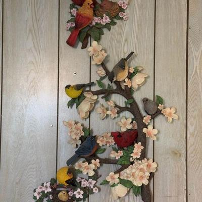 (3) Bradford Exchange Bird Wall Art
