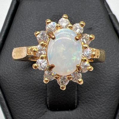 Gold Vermeil Ring Size 8
