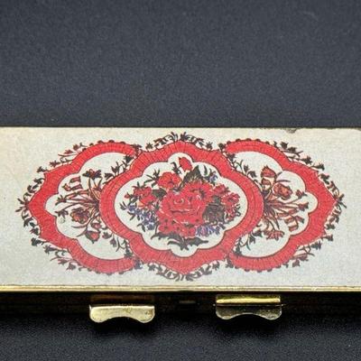 Vintage Pill Box/Compact Mirror
