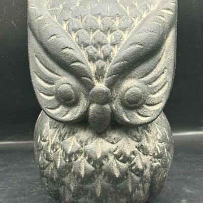 Cast Iron Owl Bank (empty)
