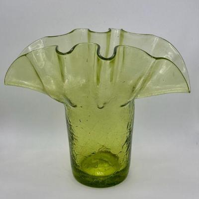 Vintage Crackle Glass