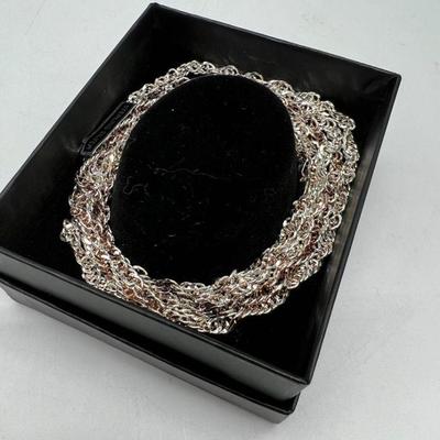 48” 37.5g Sterling Silver Necklace
