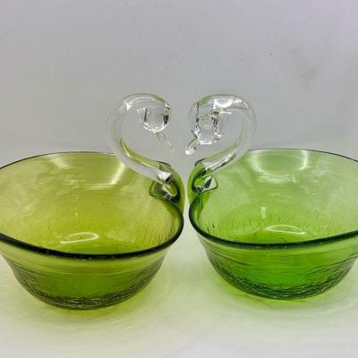 Vintage Crackle Glass