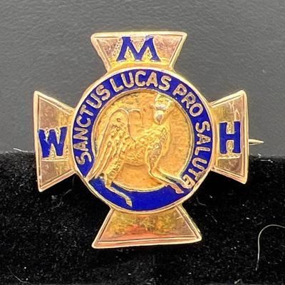 10K Gold Vintage 1968 Pin
