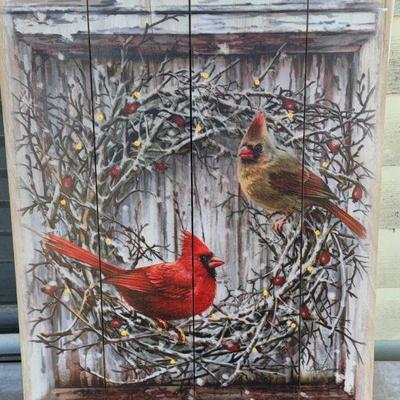 Dona Gelsinger “All Is Calm, All Is Bright” Illuminated Hangable
