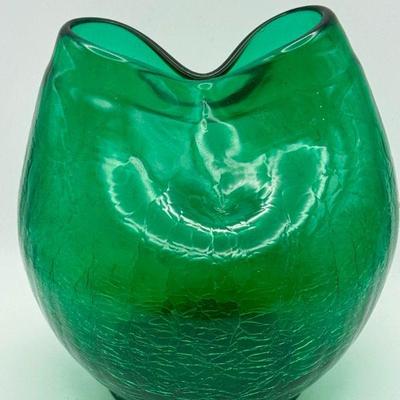 Vintage Crackle Glass