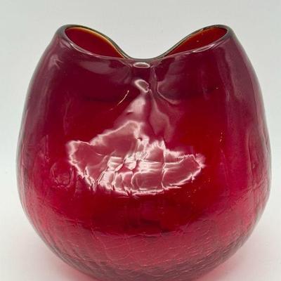 Vintage Crackle Glass