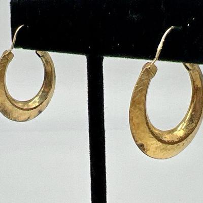 14K Gold Hoop Earrings
