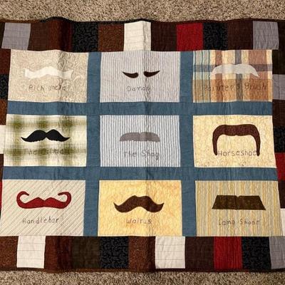 Hand made detail quilt