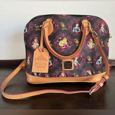 Limited addition, Disney World Dooney & Bourke 2017 Princess Marathon Zip Satchel Bag/Handbag. Like new 
