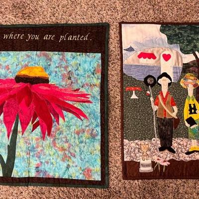 Hand made detail quilts 