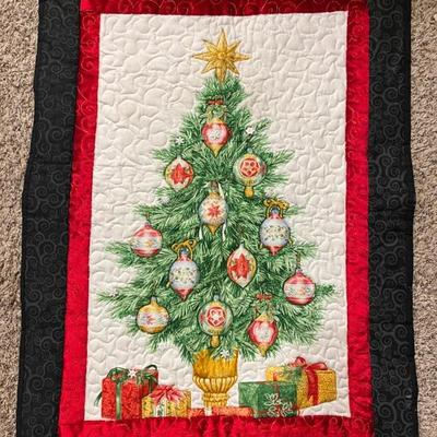 Hand made detail quilt