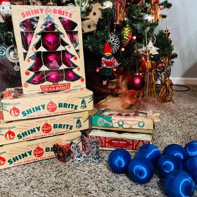 Vintage Christmas ornaments 