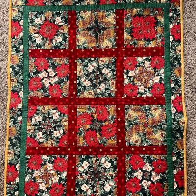 Hand made detail quilt