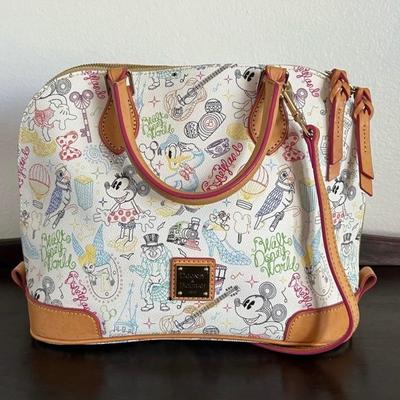 Limited addition, Disney Walk in the Park Dooney & Bourke WDW Disneyland Dome Satchel Bag Purse. Like new 