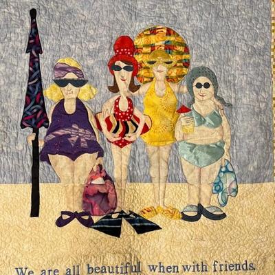 Hand made detail quilts