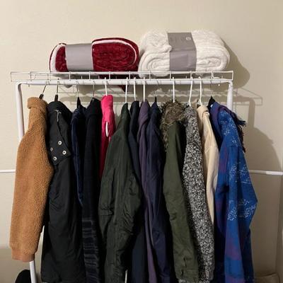 Jackets & Coats all Size 
Brand New Blankets 