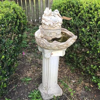 fountain $75
26" pedestal $35