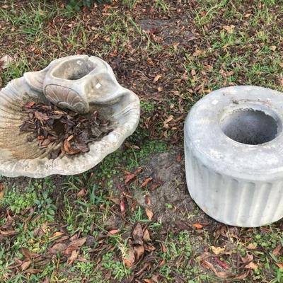 pedestal $ 25
birdbath $65