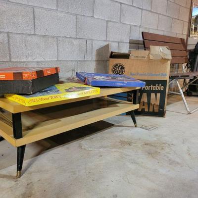 MCM Coffee Table Vintage Sports Games