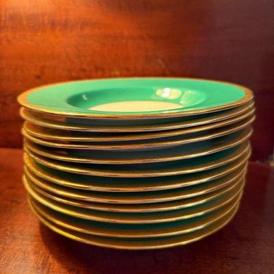 Vintage Minton porcelain soup bowls, set of 12
